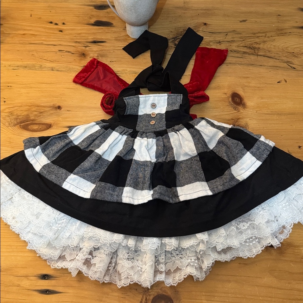 Cindy Lou Who The Grinch Inspired Handmade Costume 9-12 Months - Picture 4 of 9